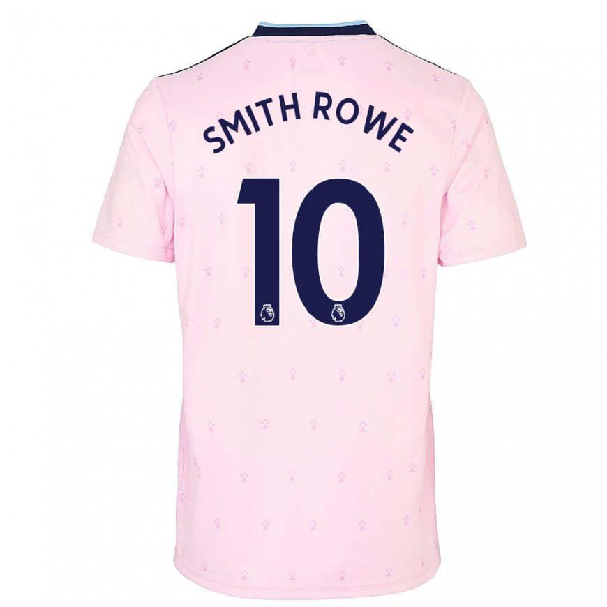 Kandiny Naisten Emile Smith Rowe #10 Vaaleanpunainen Laivasto Kolmas Sarja 2022/23 Lyhythihainen Paita T-paita