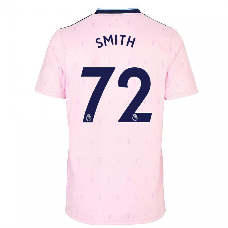 Kandiny Naisten Matt Smith #72 Vaaleanpunainen Laivasto Kolmas Sarja 2022/23 Lyhythihainen Paita T-paita