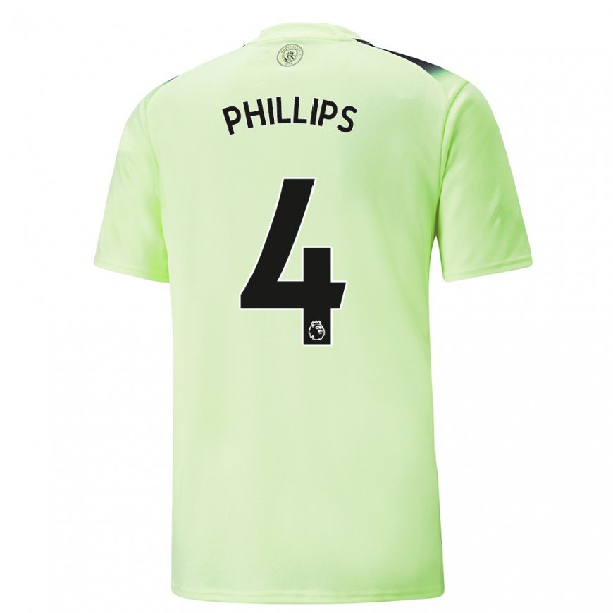 Kandiny Naisten Kalvin Phillips #4 Vihreä Tummanharmaa Kolmas Sarja 2022/23 Lyhythihainen Paita T-paita