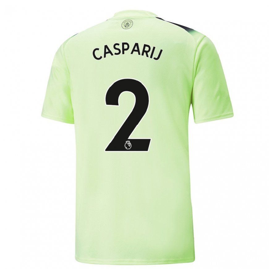 Kandiny Naisten Kerstin Casparij #2 Vihreä Tummanharmaa Kolmas Sarja 2022/23 Lyhythihainen Paita T-paita