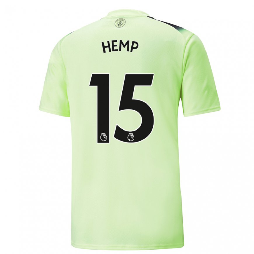 Kandiny Naisten Lauren Hemp #15 Vihreä Tummanharmaa Kolmas Sarja 2022/23 Lyhythihainen Paita T-paita
