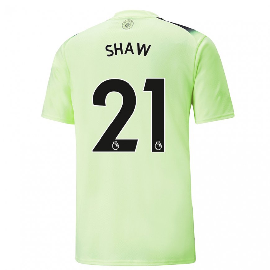 Kandiny Naisten Khadija Shaw #21 Vihreä Tummanharmaa Kolmas Sarja 2022/23 Lyhythihainen Paita T-paita