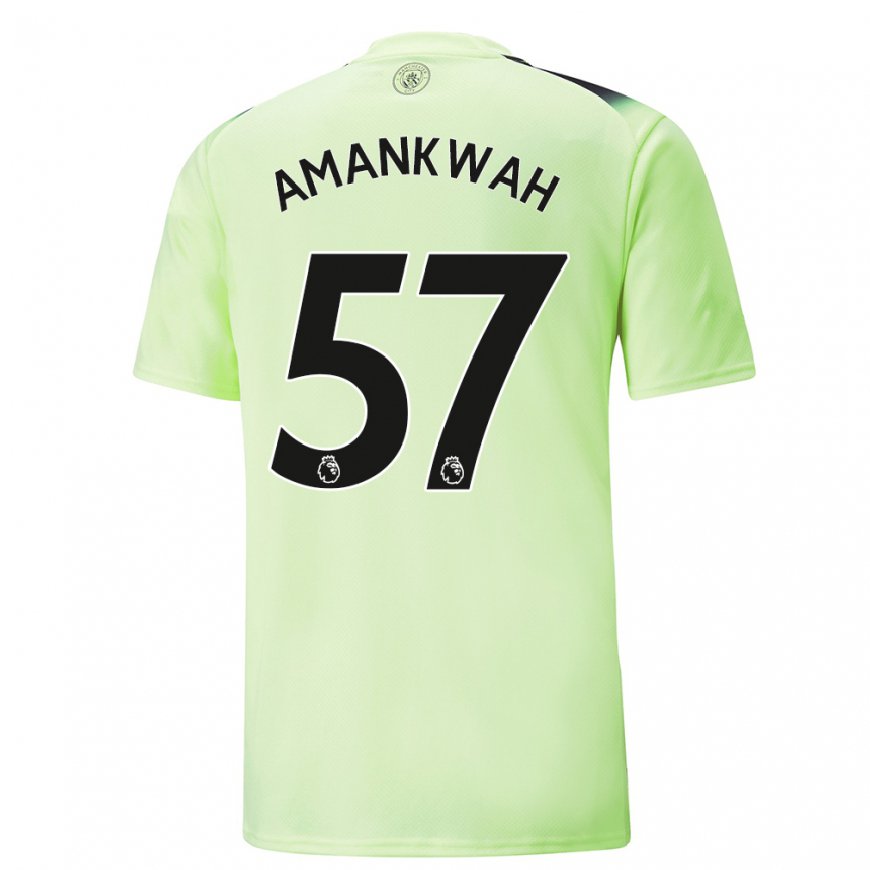 Kandiny Naisten Yeboah Amankwah #57 Vihreä Tummanharmaa Kolmas Sarja 2022/23 Lyhythihainen Paita T-paita