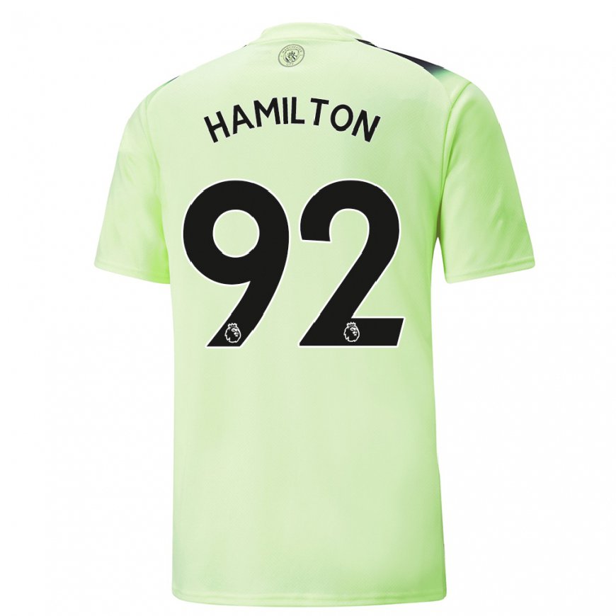Kandiny Naisten Micah Hamilton #92 Vihreä Tummanharmaa Kolmas Sarja 2022/23 Lyhythihainen Paita T-paita
