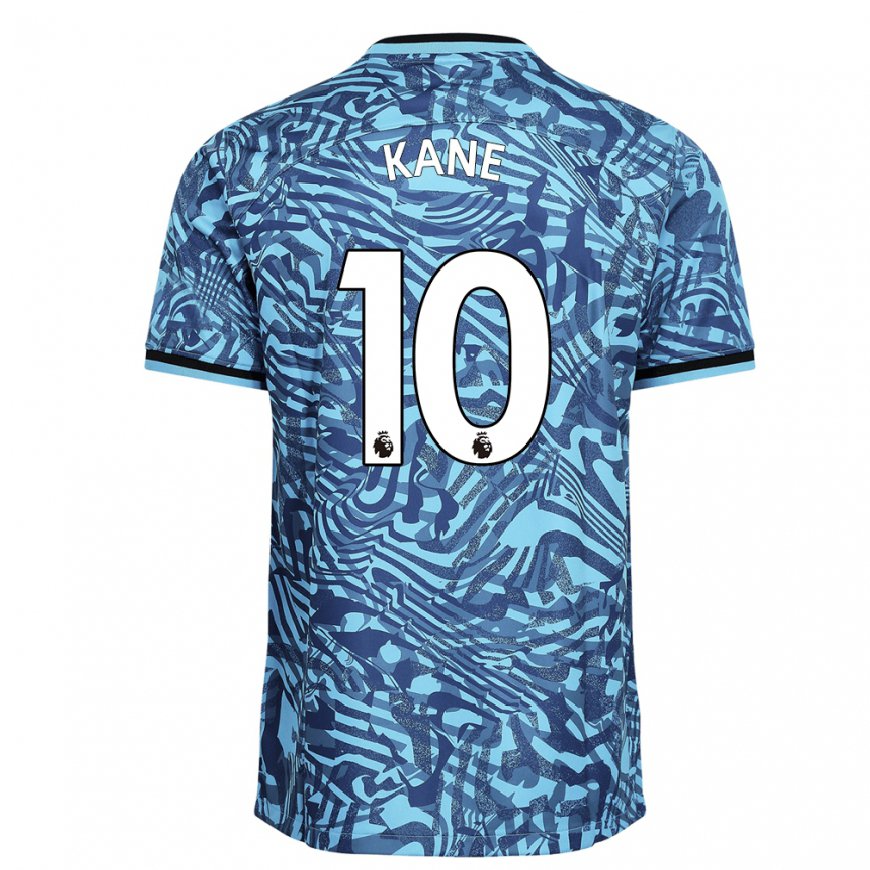 Kandiny Naisten Harry Kane #10 Sininen Tummansininen Kolmas Sarja 2022/23 Lyhythihainen Paita T-paita