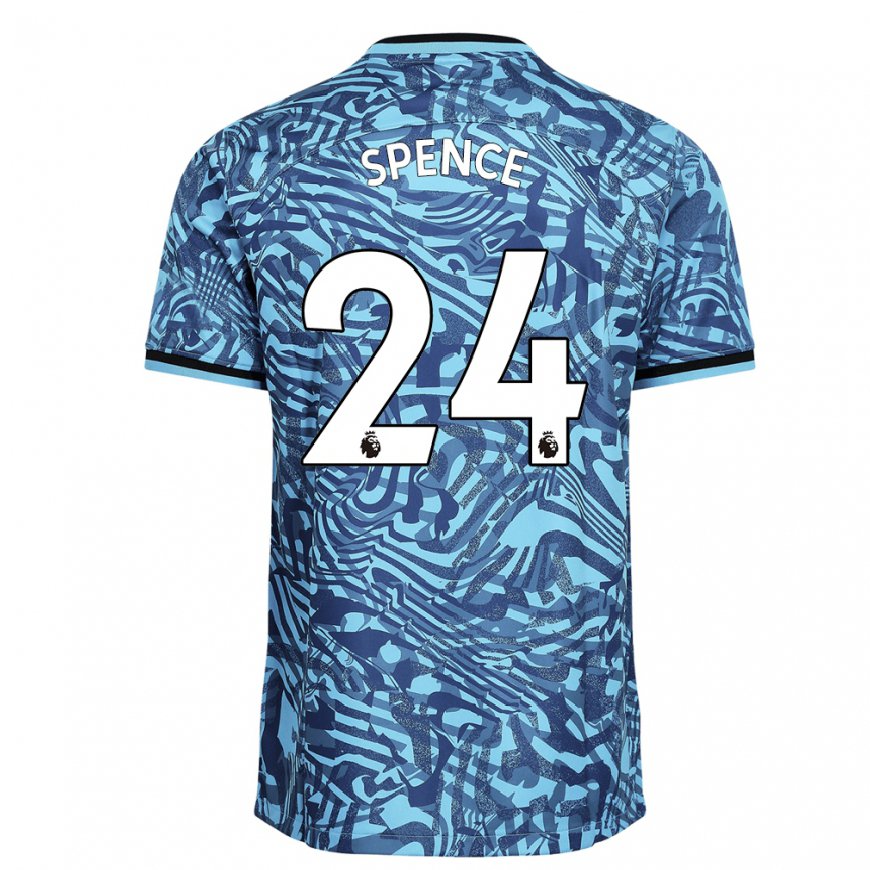 Kandiny Naisten Djed Spence #24 Sininen Tummansininen Kolmas Sarja 2022/23 Lyhythihainen Paita T-paita