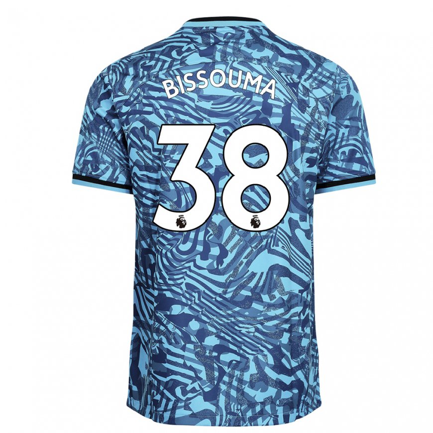 Kandiny Naisten Yves Bissouma #38 Sininen Tummansininen Kolmas Sarja 2022/23 Lyhythihainen Paita T-paita