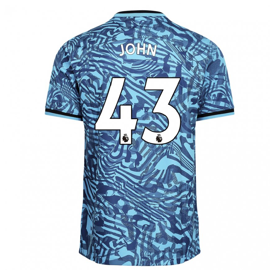 Kandiny Naisten Nile John #43 Sininen Tummansininen Kolmas Sarja 2022/23 Lyhythihainen Paita T-paita