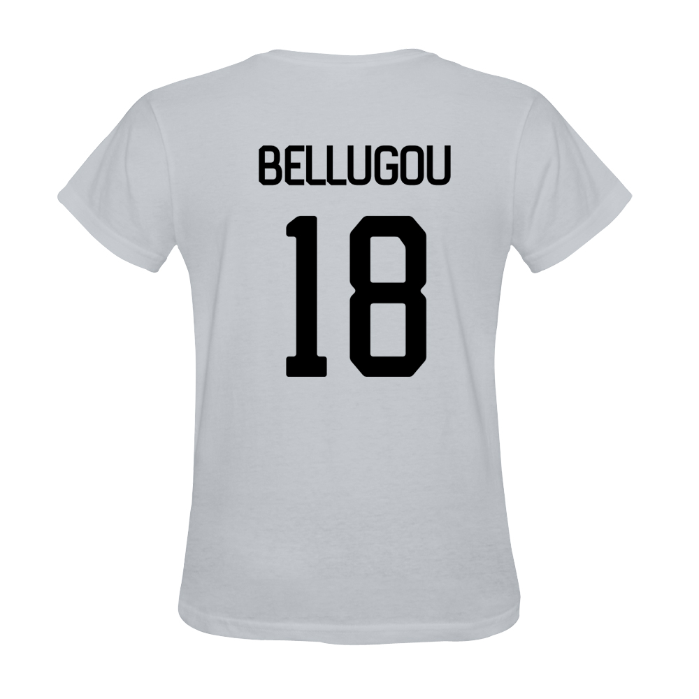 Mens Francois Bellugou #18 White Jersey T-shirt