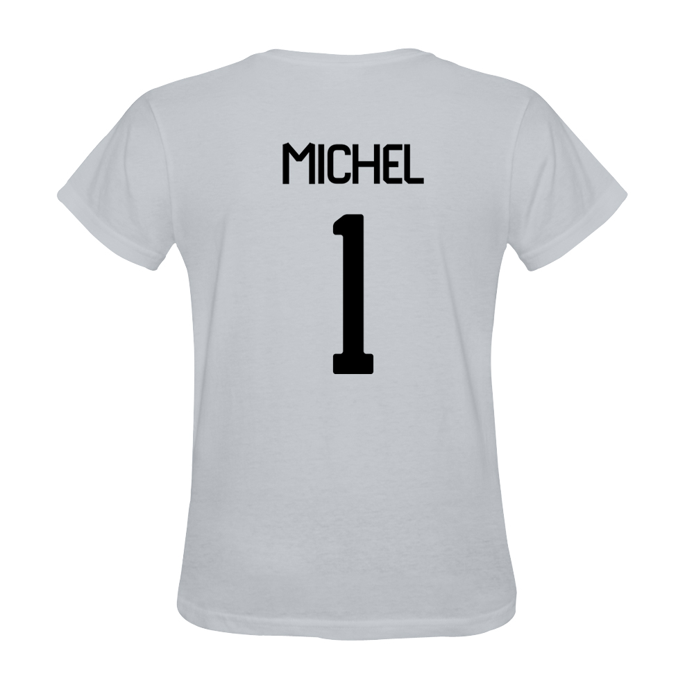 Mens Mathieu Michel #1 White Jersey T-shirt