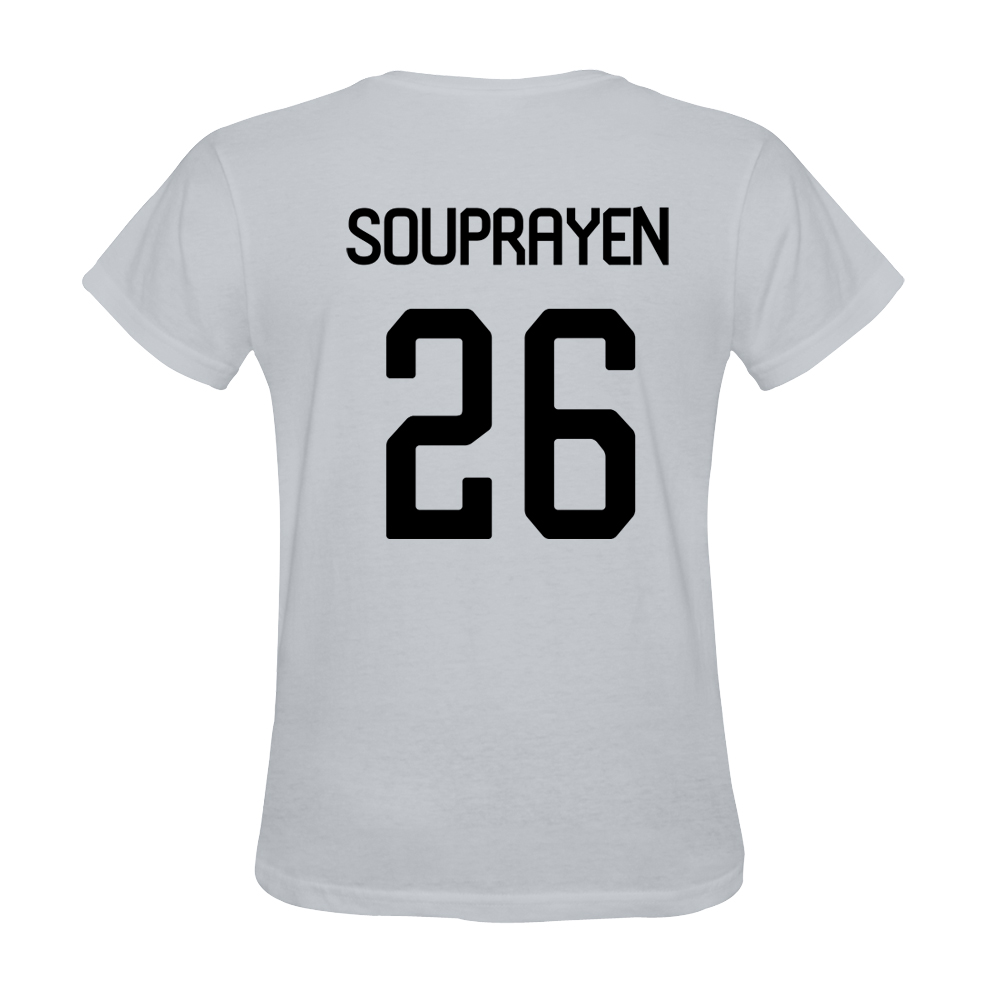Mens Samuel Souprayen #26 White Jersey T-shirt