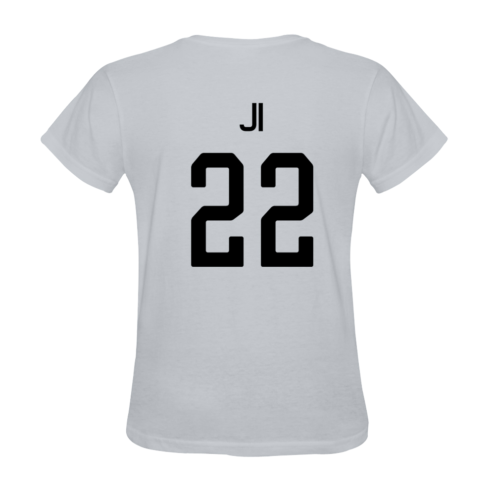 Mens Ji Xiaoxuan #22 White Jersey T-shirt