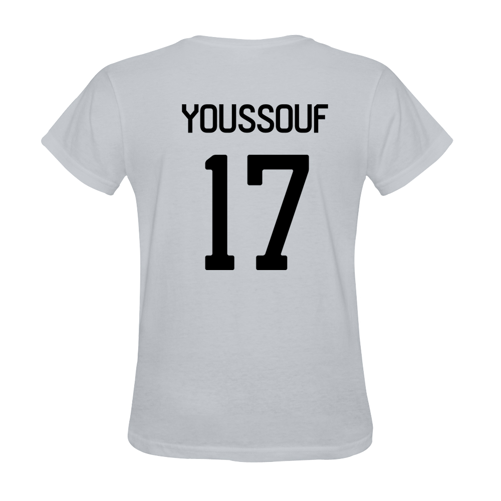 Mens Benjaloud Youssouf #17 White Jersey T-shirt