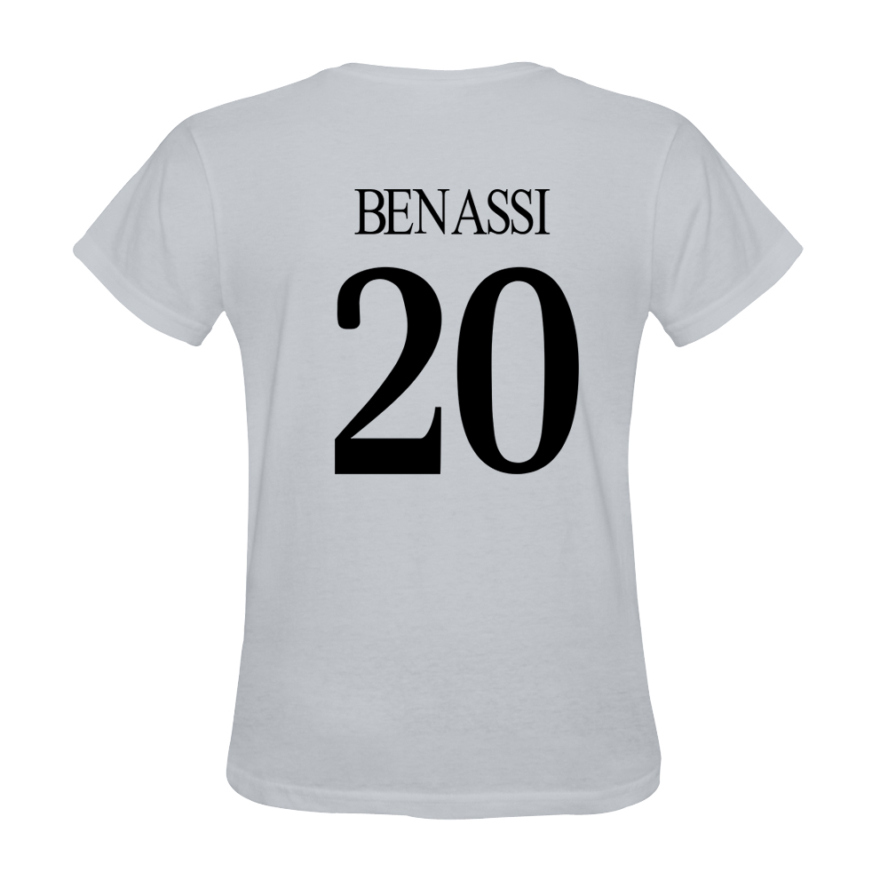 Mens Maikol Benassi #20 White Jersey T-shirt