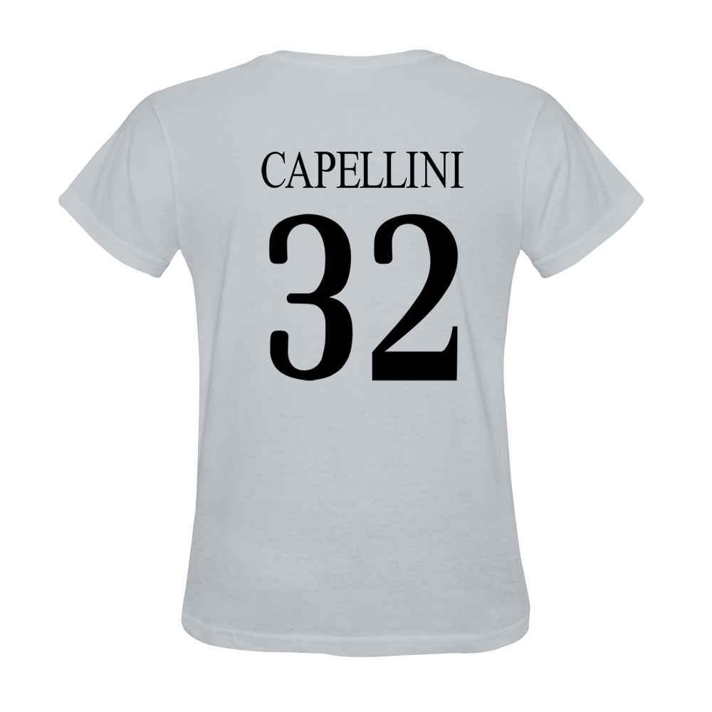 Mens Nicola Capellini #32 White Jersey T-shirt