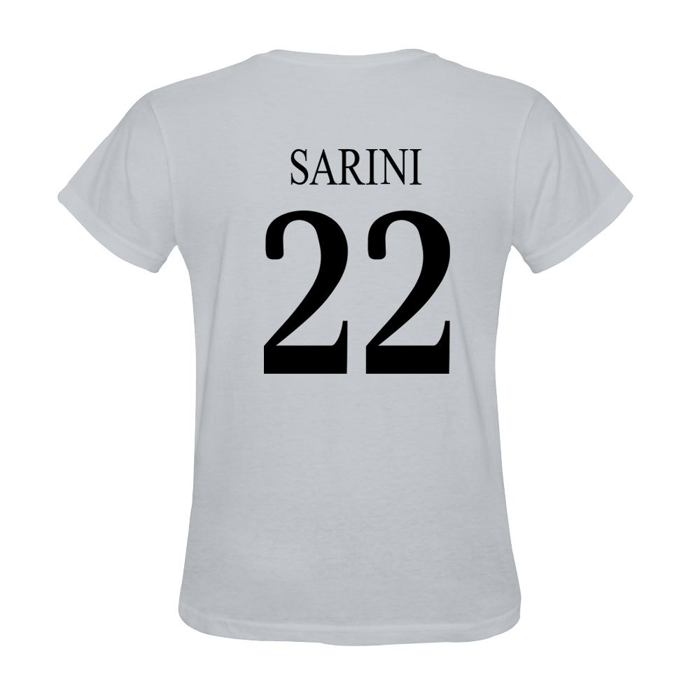 Mens Lorenzo Sarini #22 White Jersey T-shirt