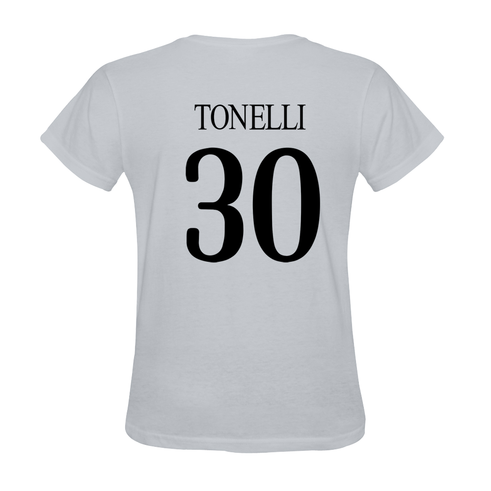 Mens Simone Tonelli #30 White Jersey T-shirt