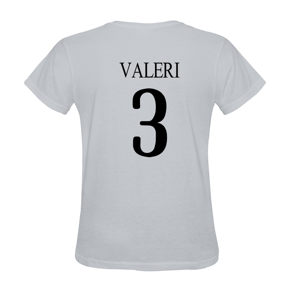 Mens Emanuele Valeri #3 White Jersey T-shirt