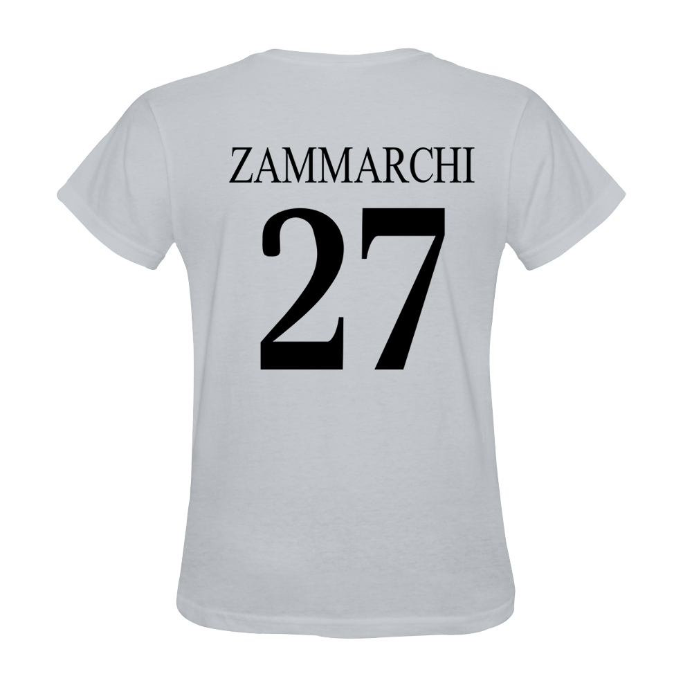 Mens Andrea Zammarchi #27 White Jersey T-shirt