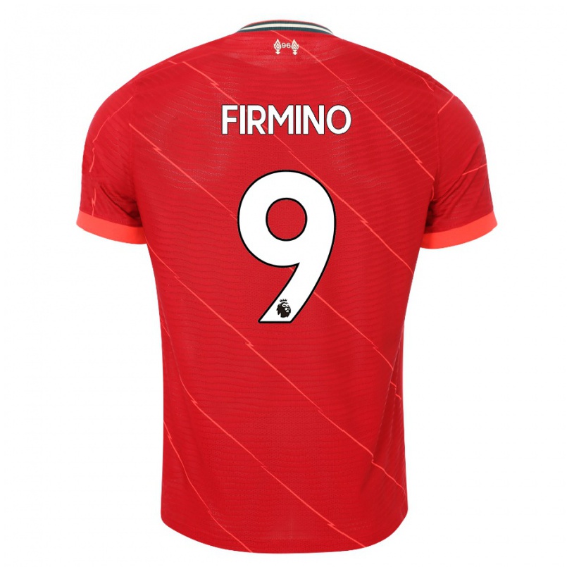 Naisten Jalkapallo Roberto Firmino #9 Punainen Kotipaita 2021/22 Lyhythihainen Paita T-paita