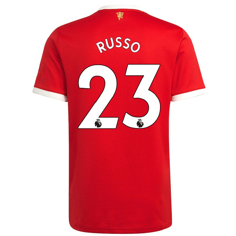 Naisten Jalkapallo Alessia Russo #23 Punainen Kotipaita 2021/22 Lyhythihainen Paita T-paita