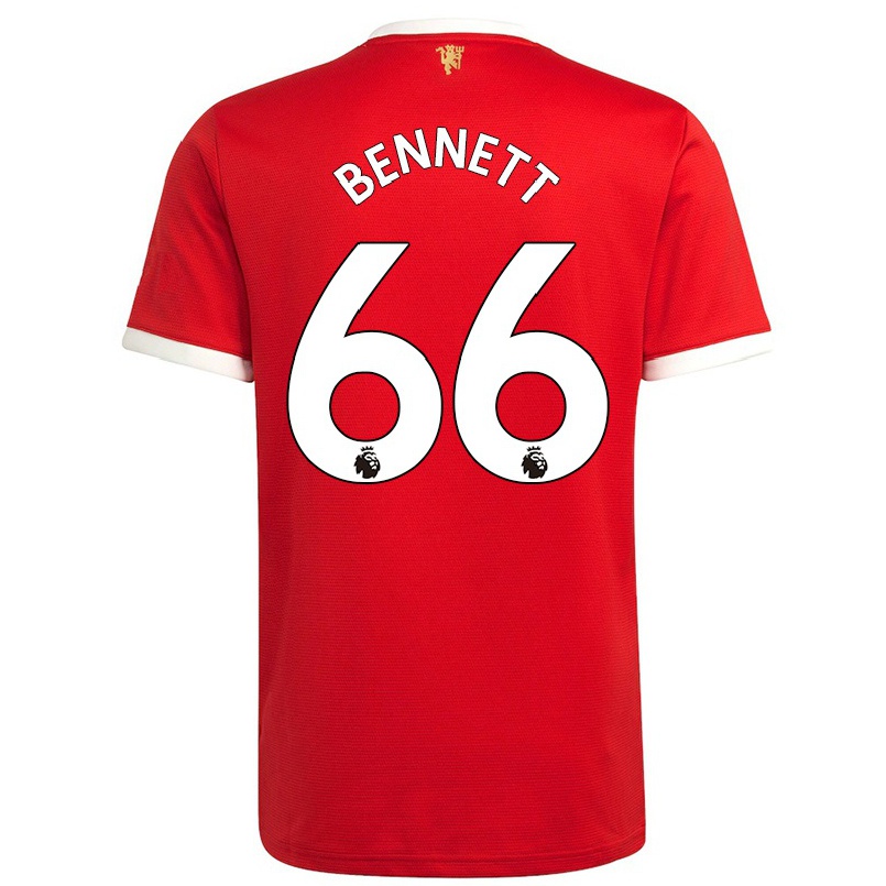 Naisten Jalkapallo Rhys Bennett #66 Punainen Kotipaita 2021/22 Lyhythihainen Paita T-paita