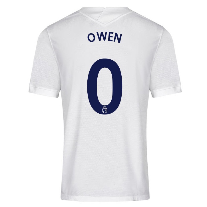 Naisten Jalkapallo Riley Owen #0 Valkoinen Kotipaita 2021/22 Lyhythihainen Paita T-paita