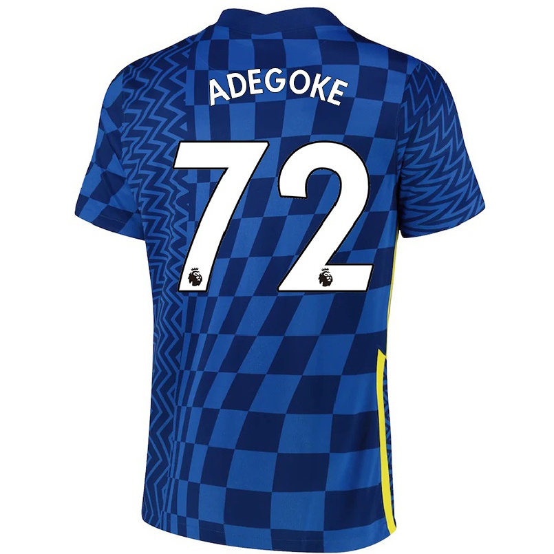 Naisten Jalkapallo Prince Adegoke #72 Tummansininen Kotipaita 2021/22 Lyhythihainen Paita T-paita