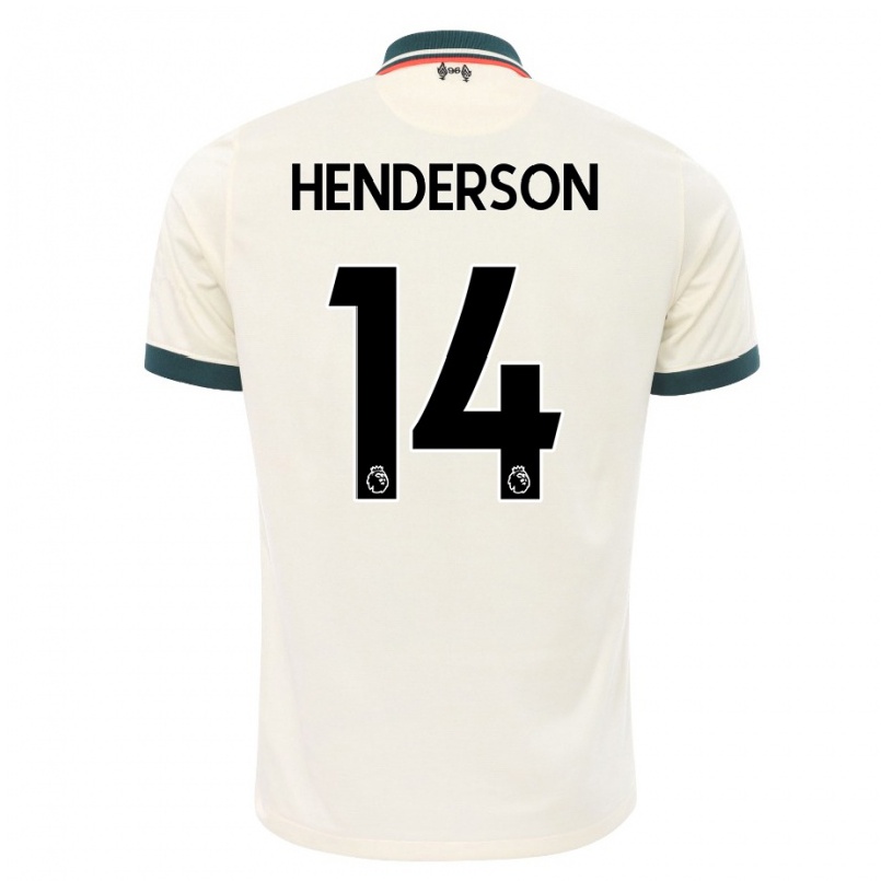 Naisten Jalkapallo Henderson #14 Beige Vieraspaita 2021/22 Lyhythihainen Paita T-paita