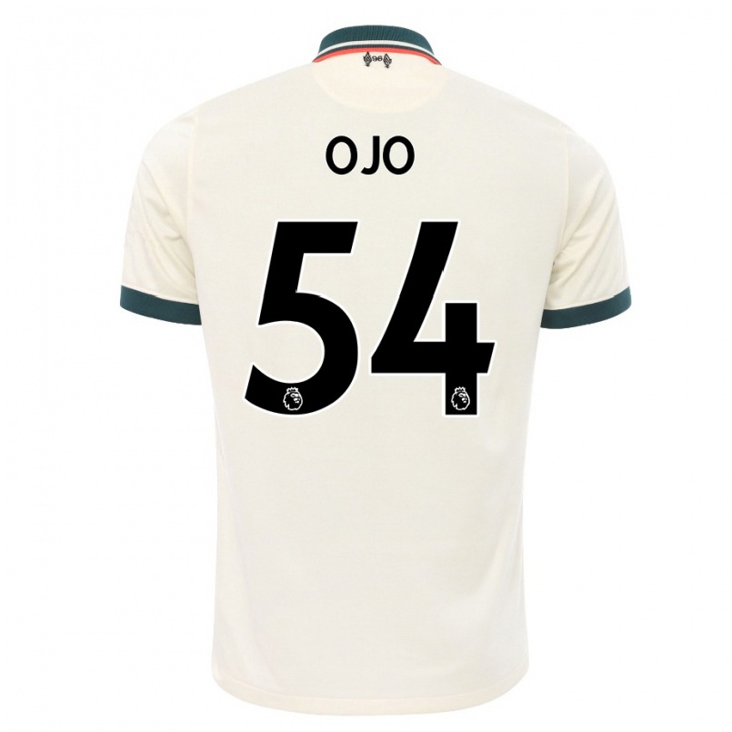 Naisten Jalkapallo Sheyi Ojo #54 Beige Vieraspaita 2021/22 Lyhythihainen Paita T-paita