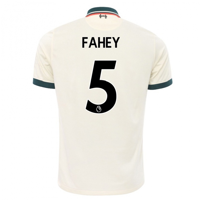 Naisten Jalkapallo Niamh Fahey #5 Beige Vieraspaita 2021/22 Lyhythihainen Paita T-paita