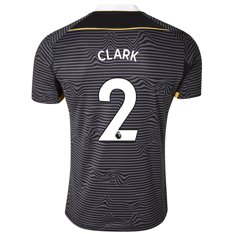 Naisten Jalkapallo Ciaran Clark #2 Musta Vieraspaita 2021/22 Lyhythihainen Paita T-paita