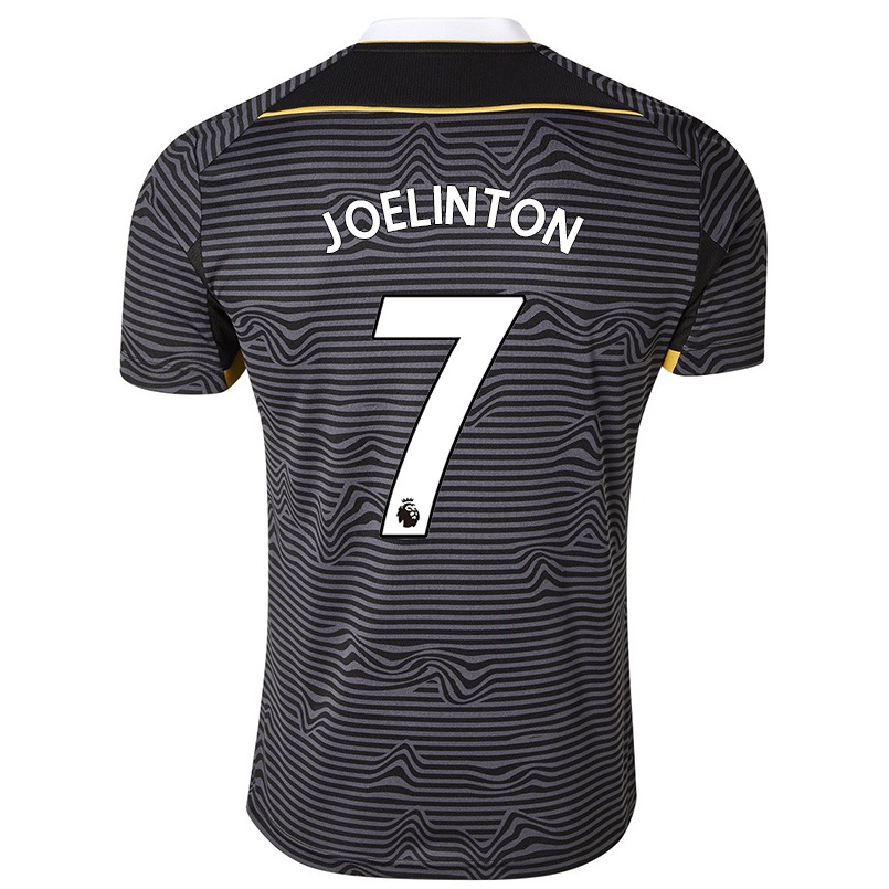 Naisten Jalkapallo Joelinton #7 Musta Vieraspaita 2021/22 Lyhythihainen Paita T-paita