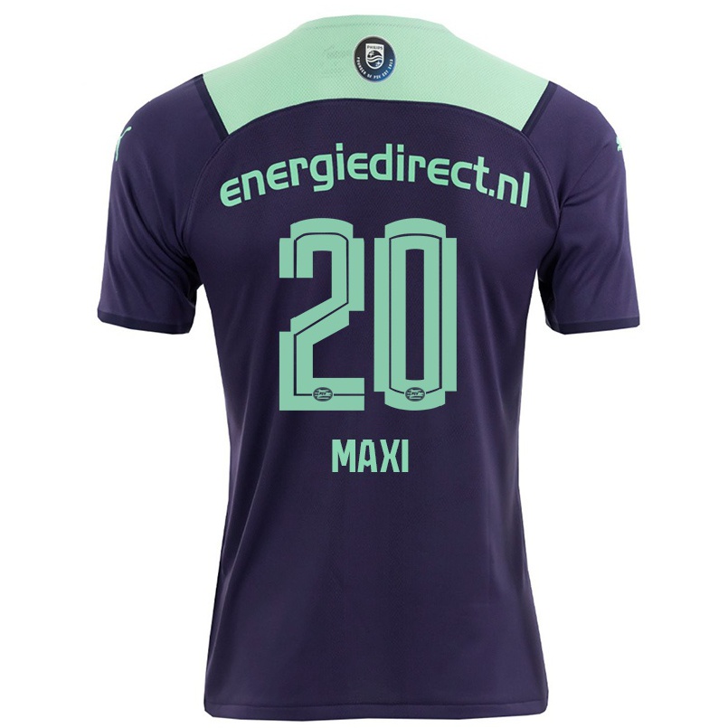Naisten Jalkapallo Maximiliano Romero #20 Tumma Violettiti Vieraspaita 2021/22 Lyhythihainen Paita T-paita