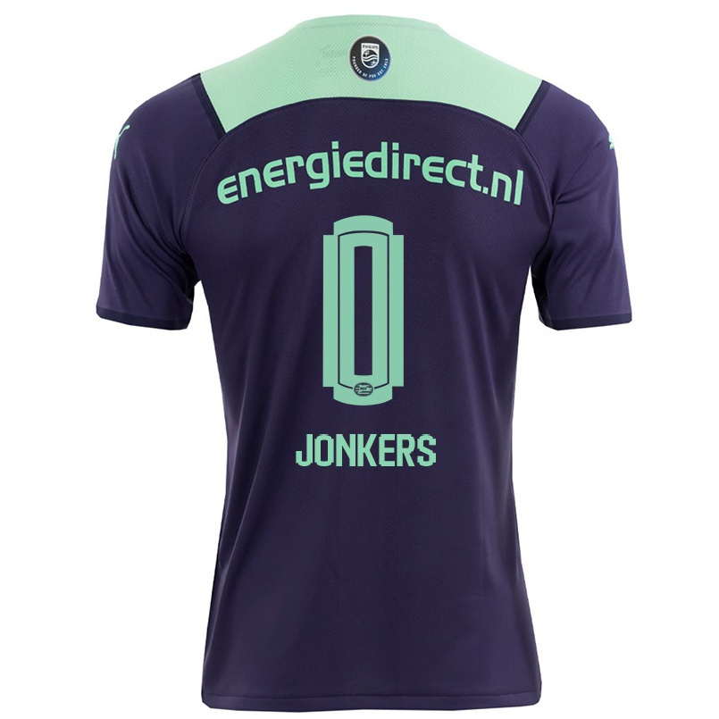 Naisten Jalkapallo Rick Jonkers #0 Tumma Violettiti Vieraspaita 2021/22 Lyhythihainen Paita T-paita