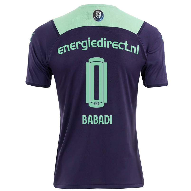 Naisten Jalkapallo Isaac Babadi #0 Tumma Violettiti Vieraspaita 2021/22 Lyhythihainen Paita T-paita