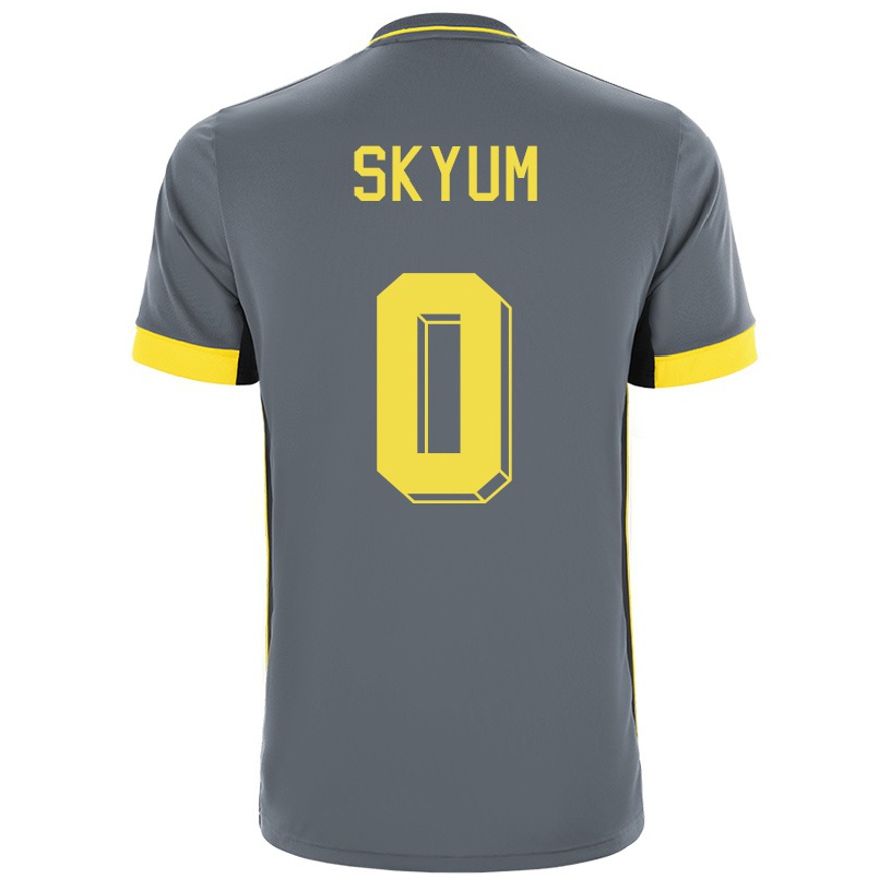 Naisten Jalkapallo Levi Skyum #0 Harmaa Musta Vieraspaita 2021/22 Lyhythihainen Paita T-paita