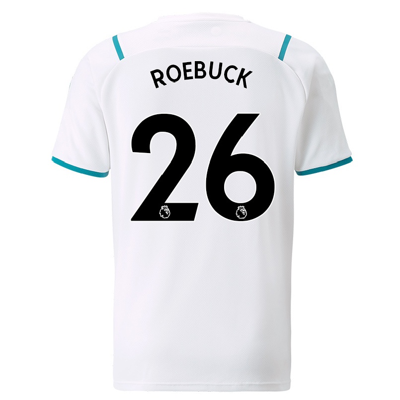 Naisten Jalkapallo Ellie Roebuck #26 Valkoinen Vieraspaita 2021/22 Lyhythihainen Paita T-paita