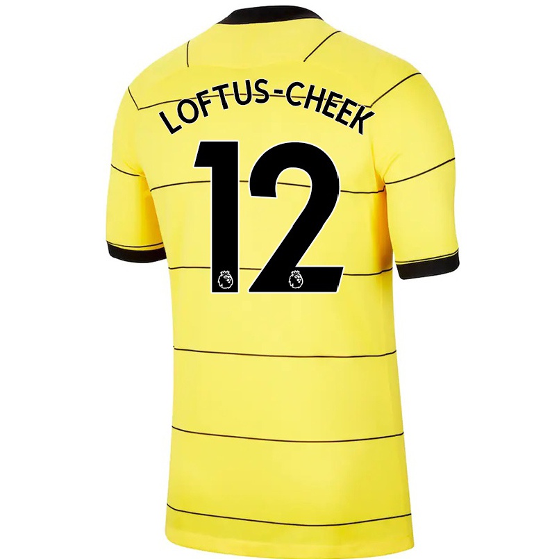 Naisten Jalkapallo Ruben Loftus-cheek #12 Keltainen Vieraspaita 2021/22 Lyhythihainen Paita T-paita