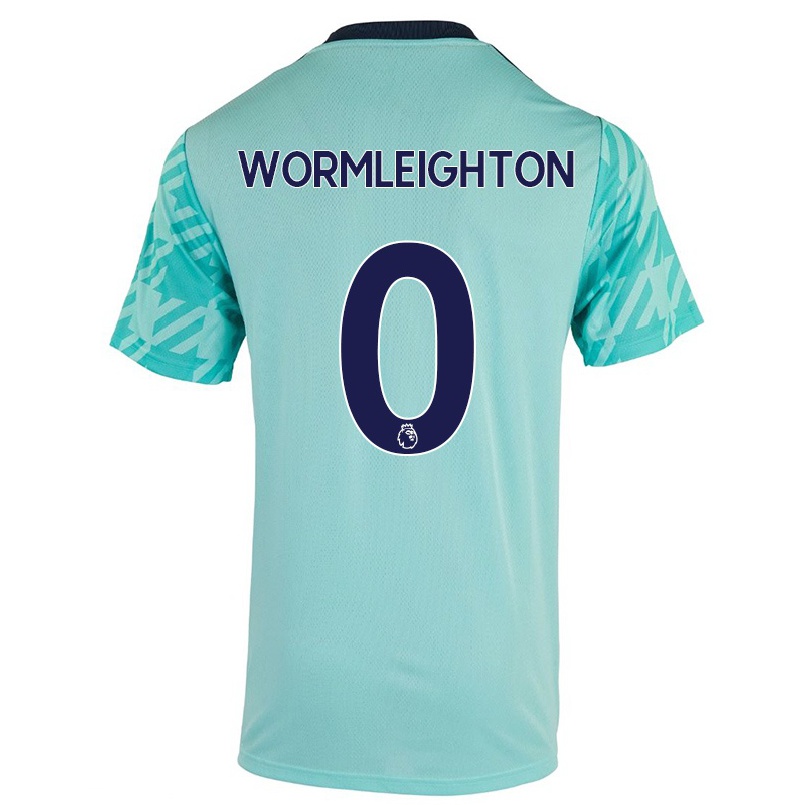 Naisten Jalkapallo Joe Wormleighton #0 Vaaleanvihreä Vieraspaita 2021/22 Lyhythihainen Paita T-paita