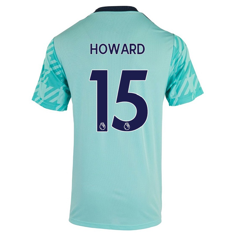 Naisten Jalkapallo Sophie Howard #15 Vaaleanvihreä Vieraspaita 2021/22 Lyhythihainen Paita T-paita