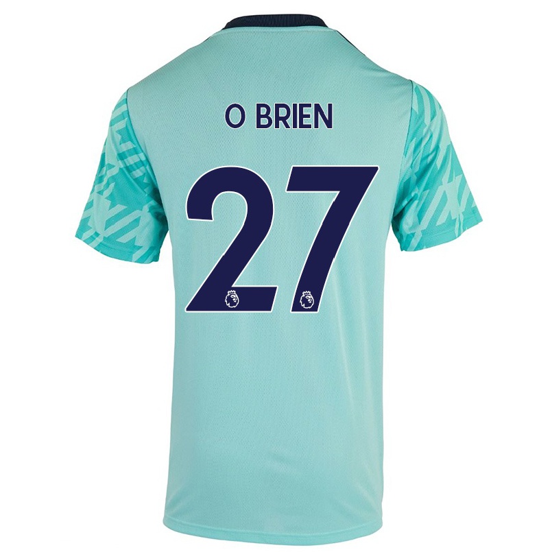 Naisten Jalkapallo Shannon O'brien #27 Vaaleanvihreä Vieraspaita 2021/22 Lyhythihainen Paita T-paita