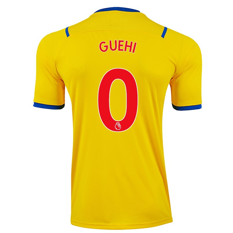 Naisten Jalkapallo Marc Guehi #0 Keltainen Vieraspaita 2021/22 Lyhythihainen Paita T-paita