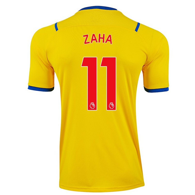 Naisten Jalkapallo Wilfried Zaha #11 Keltainen Vieraspaita 2021/22 Lyhythihainen Paita T-paita