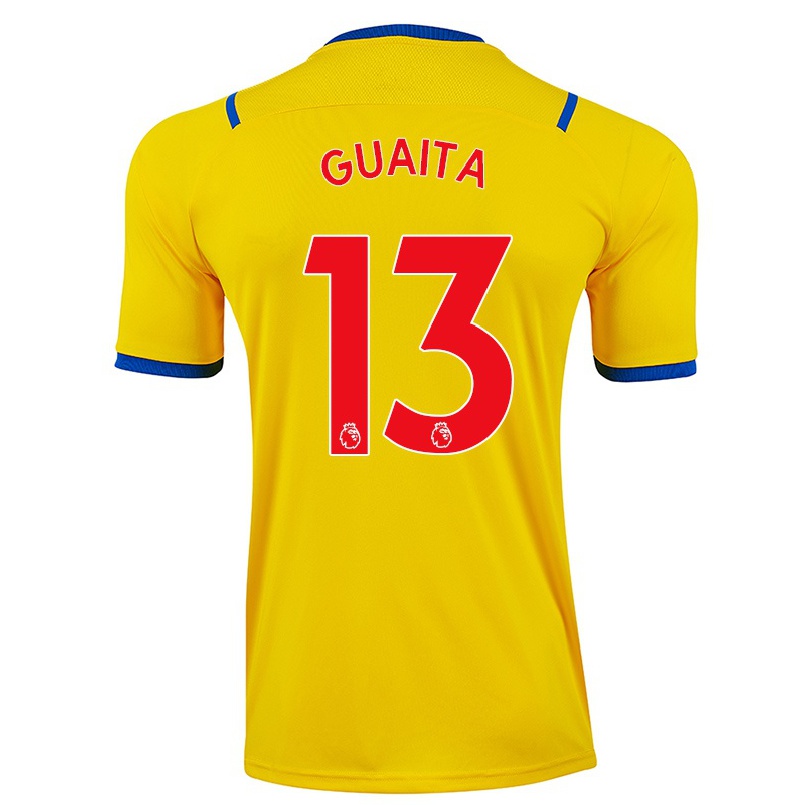 Naisten Jalkapallo Vicente Guaita #13 Keltainen Vieraspaita 2021/22 Lyhythihainen Paita T-paita