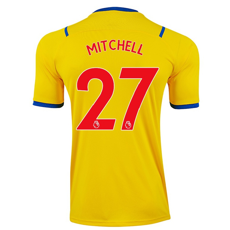 Naisten Jalkapallo Tyrick Mitchell #27 Keltainen Vieraspaita 2021/22 Lyhythihainen Paita T-paita