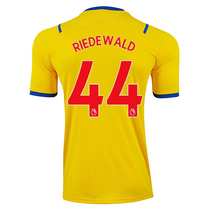 Naisten Jalkapallo Jairo Riedewald #44 Keltainen Vieraspaita 2021/22 Lyhythihainen Paita T-paita