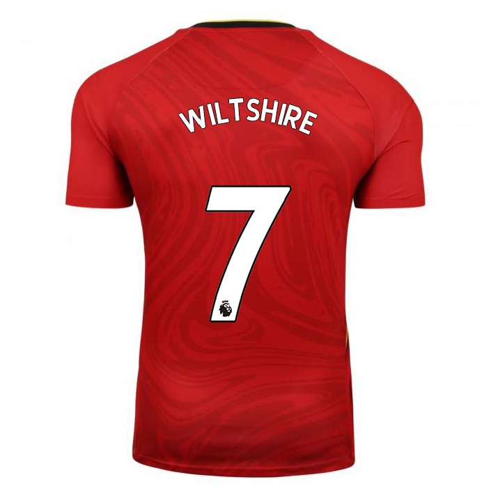 Naisten Jalkapallo Sarah Wiltshire #7 Punainen Vieraspaita 2021/22 Lyhythihainen Paita T-paita