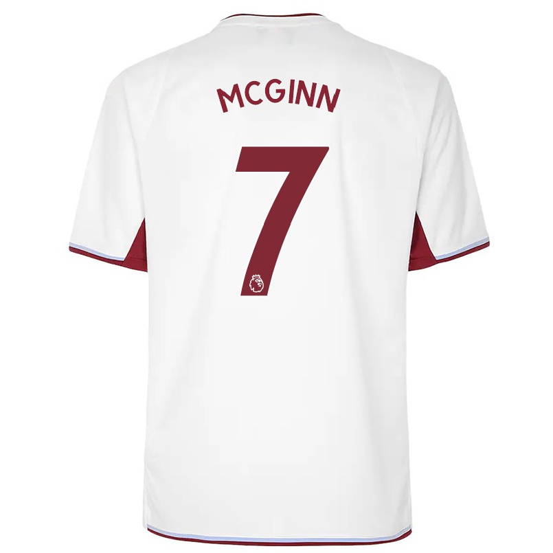 Naisten Jalkapallo John Mcginn #7 Kerma Vieraspaita 2021/22 Lyhythihainen Paita T-paita
