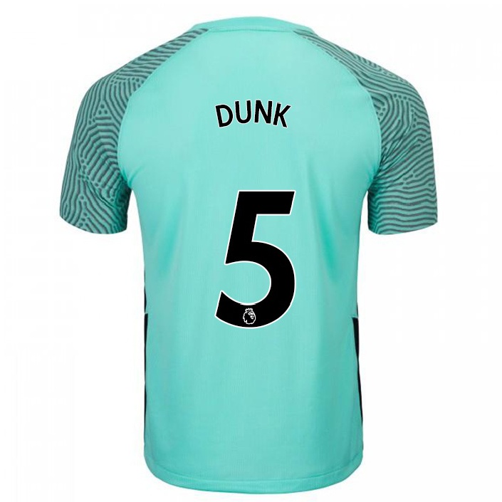 Naisten Jalkapallo Lewis Dunk #5 Tumma Taivaansininen Vieraspaita 2021/22 Lyhythihainen Paita T-paita